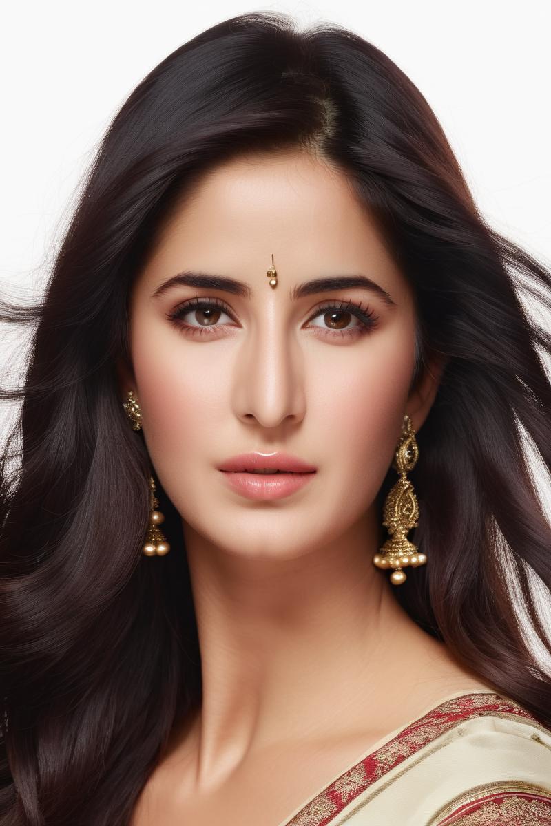 Earring Human hair color Eyebrow Hairstyle Blond, katrina kaif, fashion  Model, beauty png | PNGEgg